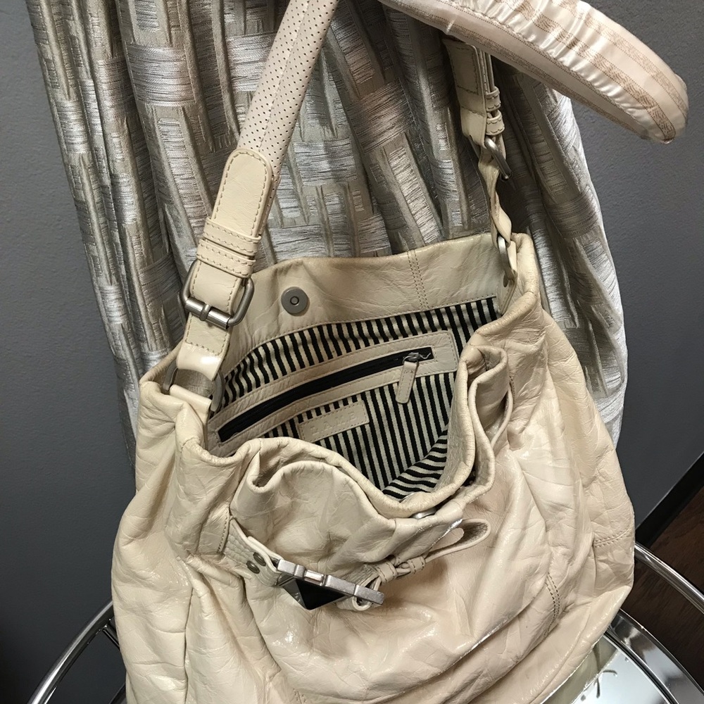 L.A.M.B. Off-white hobo shoulder bag